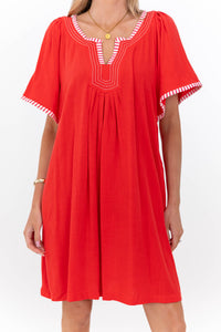 Where You Feel Free Red Dress