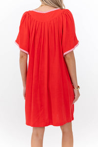 Where You Feel Free Red Dress
