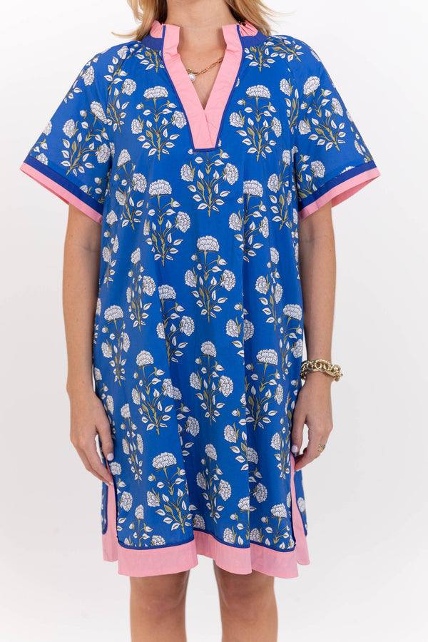 Just As You Hoped Blue Floral Dress