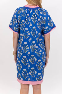 Just As You Hoped Blue Floral Dress
