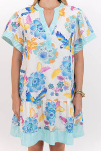 When It All Comes Together Mint Large Floral Dress