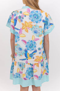 When It All Comes Together Mint Large Floral Dress
