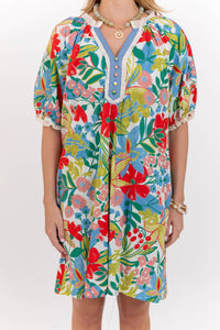 In The Sweetest Way Cream Floral Dress