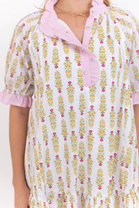 Nothing But Good Days Pink Striped Dress