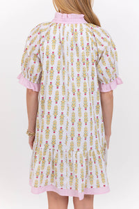 Nothing But Good Days Pink Striped Dress