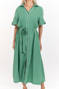 Exactly What You Wanted Sage Midi Dress