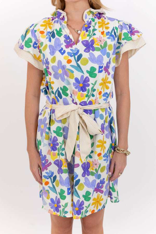 So Worth The Wait Blue Floral Dress