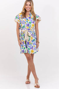 So Worth The Wait Blue Floral Dress