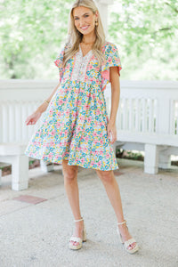 All The Pretty Things Blue Floral Dress