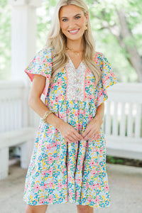 All The Pretty Things Blue Floral Dress