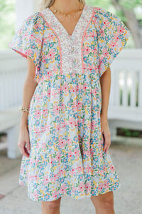 All The Pretty Things Blue Floral Dress