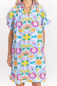 Where The Good Things Are Blue Floral Dress