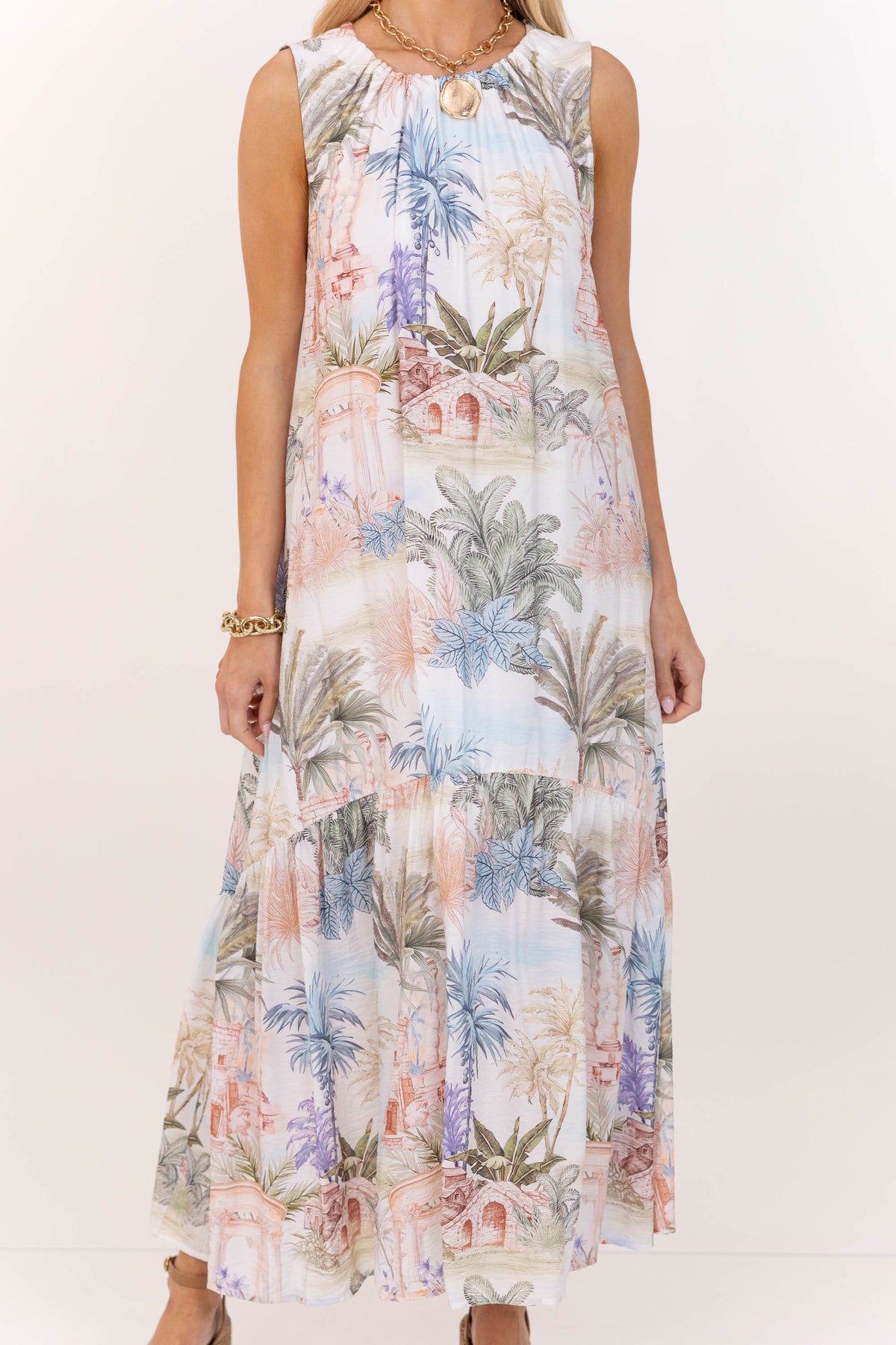 Purely Pretty White Floral Midi Dress – Shop the Mint