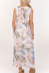 Purely Pretty White Floral Midi Dress