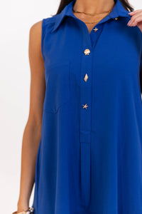 Fits Right In Navy Dress