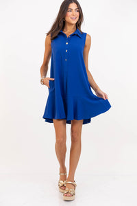 Fits Right In Navy Dress