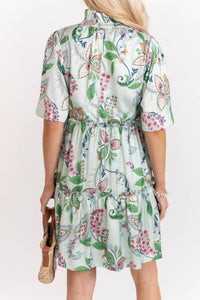 Feeling Your Best Sage Paisley Dress