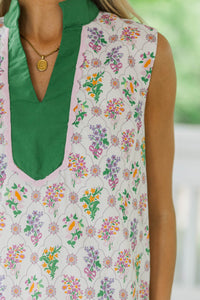 At Any Rate Purple Medallion Dress