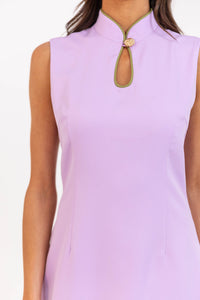 A Good Feeling Lavender Shift Dress