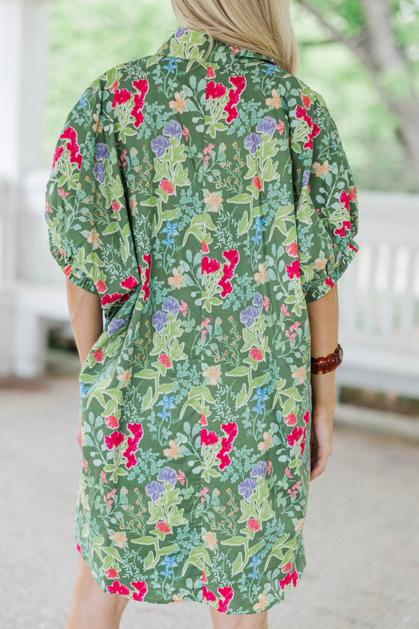 Keep Dreaming Green Floral Dress Shop the Mint Keep Dreaming Green Floral Dress Shop the Mint