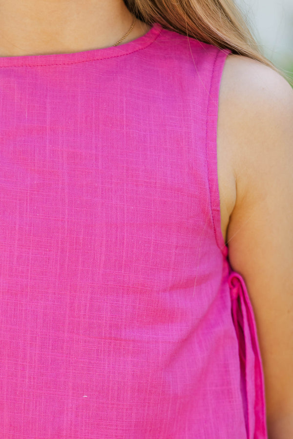 Girls: Nothing Sweeter Fuchsia Blouse