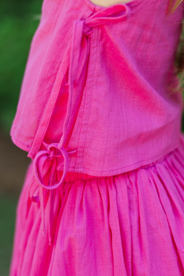 Girls: Nothing Sweeter Fuchsia Blouse