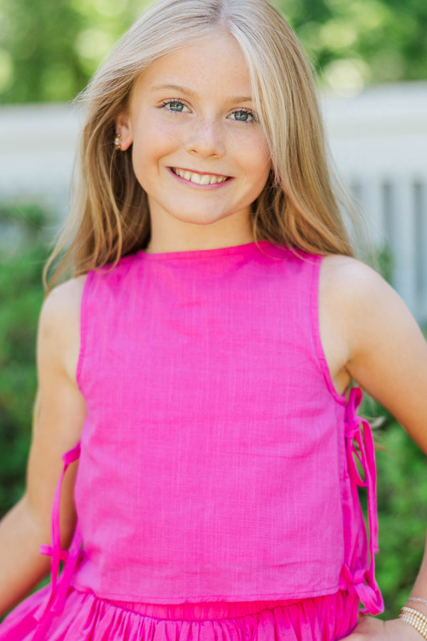 Girls: Nothing Sweeter Fuchsia Blouse