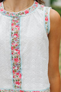 Girls: So Good To Have White Eyelet Romper