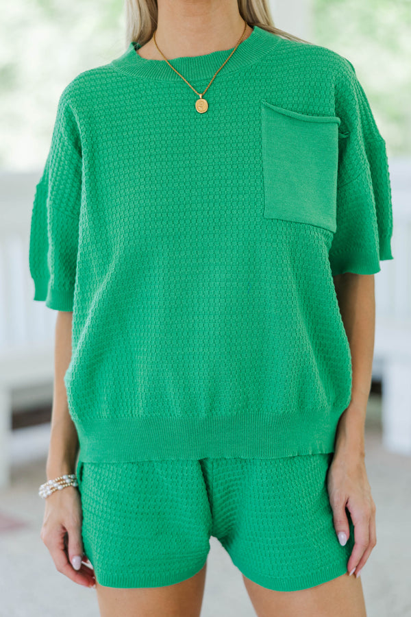 Believe Me Green Textured Set