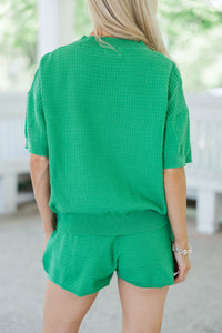 Believe Me Green Textured Set