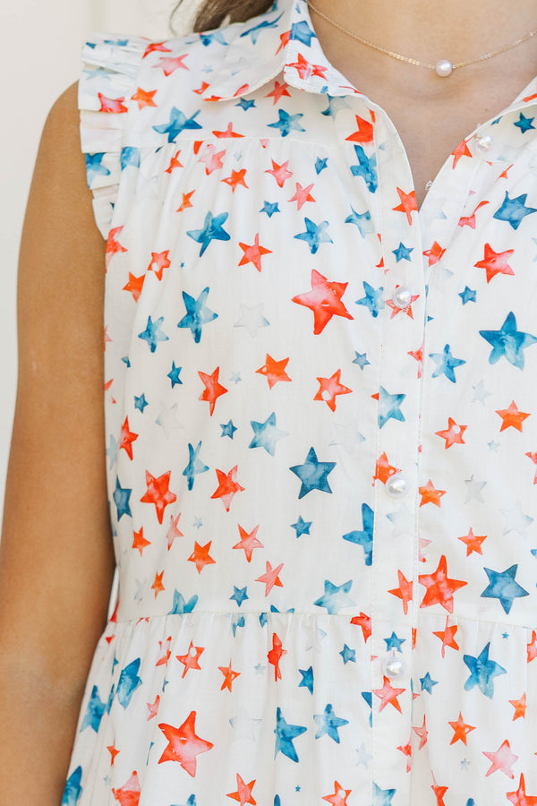 Girls: The Erin White Stars Dress