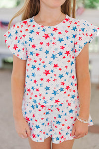 Girls: Feeling Fun White Stars Set