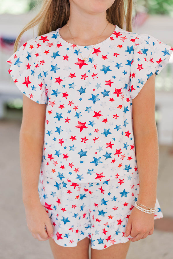 Girls: Feeling Fun White Stars Set