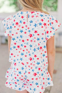 Girls: Feeling Fun White Stars Set
