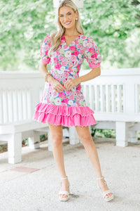 Sweet Grace Pink Floral Dress