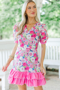 Sweet Grace Pink Floral Dress