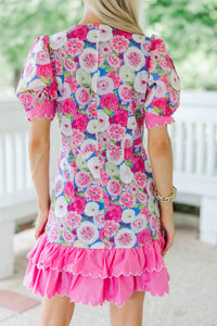 Sweet Grace Pink Floral Dress