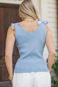 Lovely Little Things Blue Bow Tank