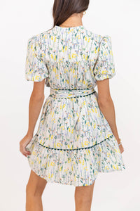 At Long Last Yellow Floral Dress