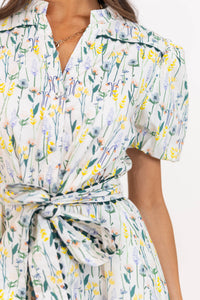 At Long Last Yellow Floral Dress