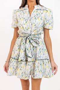 At Long Last Yellow Floral Dress