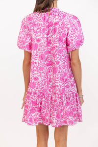 For The Record Pink Floral Dress
