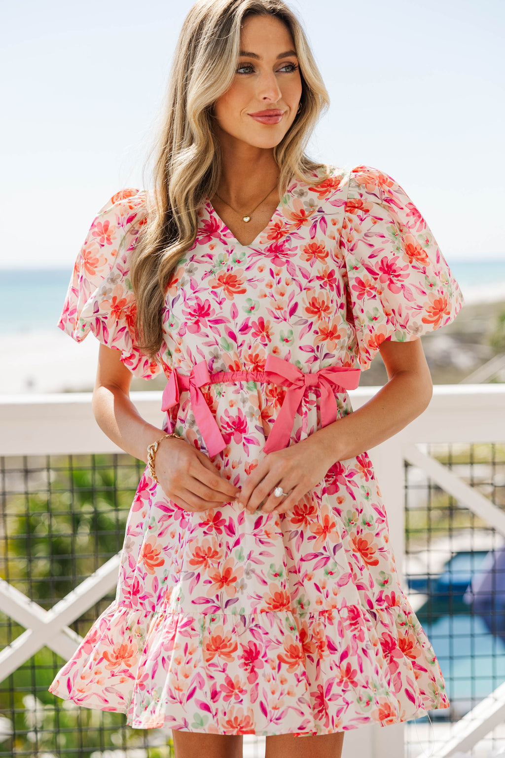 princess polly baby blue dress For A Change Pink Floral Dress – Shop the Mint