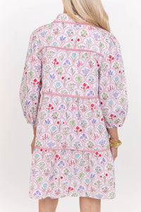 On Your Way Red Medallion Dress