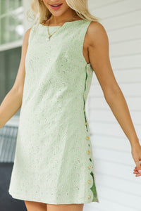 No Agenda Chartreuse Embroidered Set