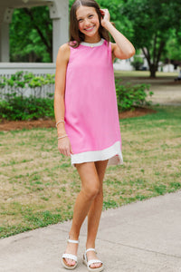 Girls: At The Edge Pink Shift Dress