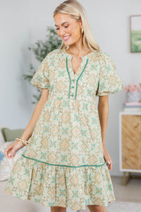 NURSING COLLECTION: The Traveler Peach Medallion Dress