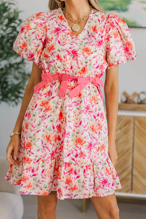 NURSING COLLECTION: For A Change Pink Floral Dress