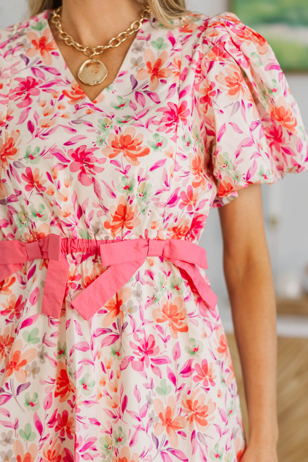 NURSING COLLECTION: For A Change Pink Floral Dress