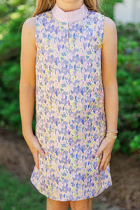 Girls: The Sweet Mood Lavender Keyhole Dress